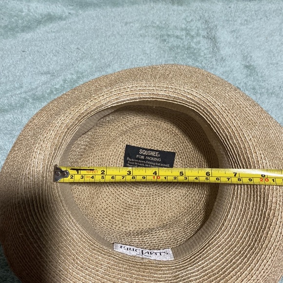 Eric Javits Wide Brim Packable Woven Hat - Picture 12 of 14